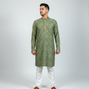 Green Bandhani Set