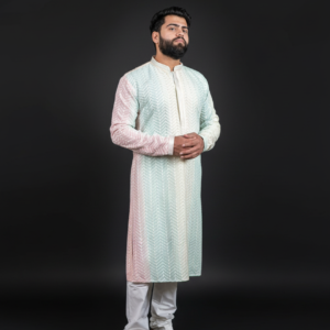 Light Ombre Chikankari Set