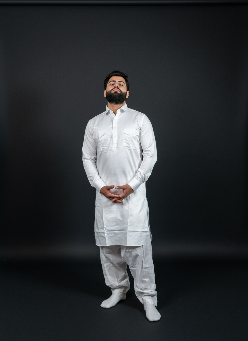 Pathani-white