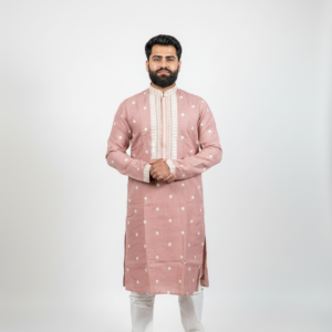 Pink Embroidery Kurta Set
