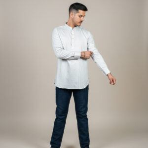 Short Kurta - Grey