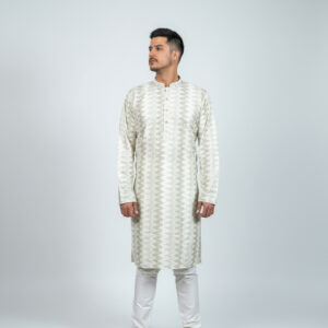 Soft Pastel Polyester Silk Print Kurta Set