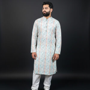 Plain White Kurta Set