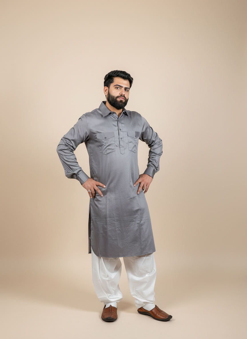 pathani-grey