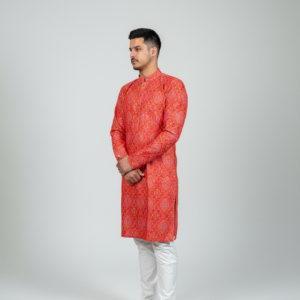 Red Bandhani Set